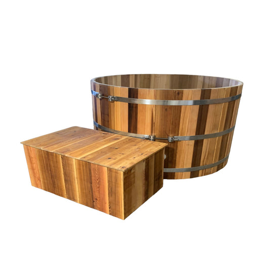 4’ Cedar Wood Spa / Hot Tub * Seats 1-2